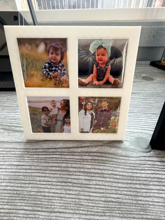 4 Photo Magnet Frame