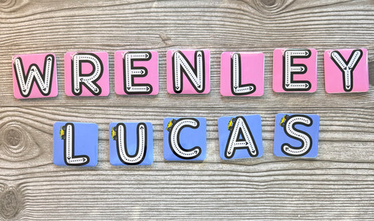 Custom Name Tracing Magnets